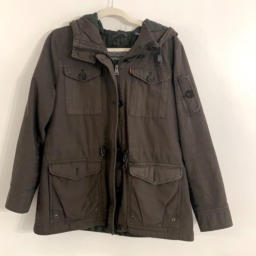 LEVI Olive Green Coat!
